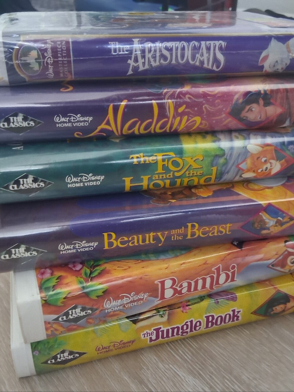 The Classics Disney VHS Lot - Black Diamond Lot of 6 - NWT Rare Aristocats '96